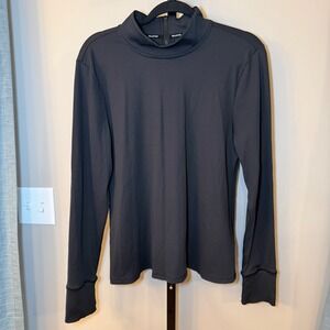 Peloton Ribbed Long Sleeve Turtleneck Black‎ Size XL